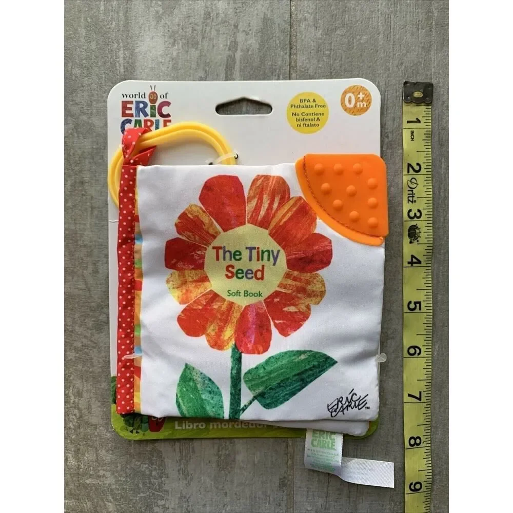 World of Eric Carle Very Hungry Caterpillar Tiny Seed Clip-On Crinkle Toy Book